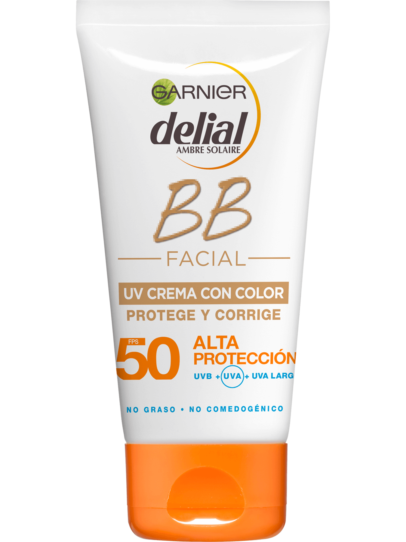 Bb Cream Solar Con Color Y Protección Spf 50 De Delial Garnier 9610